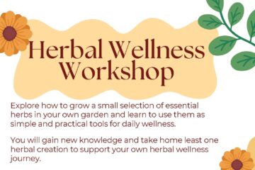 Herbal Wellness Workshop flyer