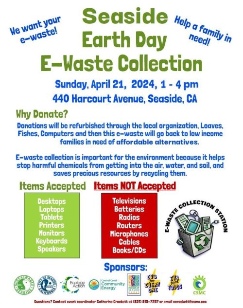 E-Waste Collection 4-21-24