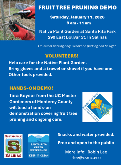 Fruit Tree Pruning - 1-11-26 flyer