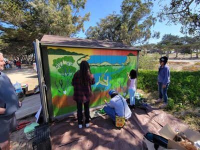 Mural painting Earth Day 2022