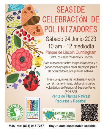 Seaside Pollinator Celebration 6-24-2023 Spanish